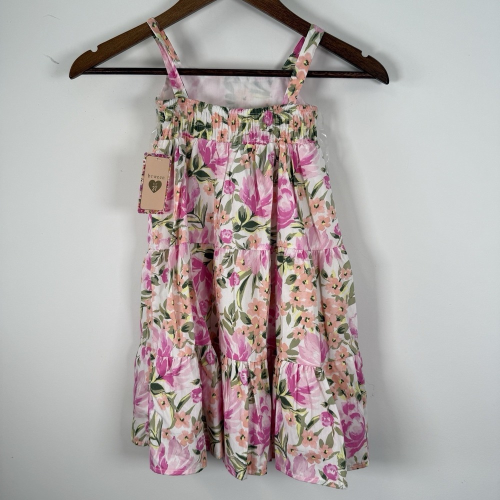 Toddler Dress Bundle Of 2 Between Dresses Tank Garden Floral Pink 3T - Picture 4 of 7